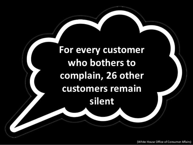 People won't complain